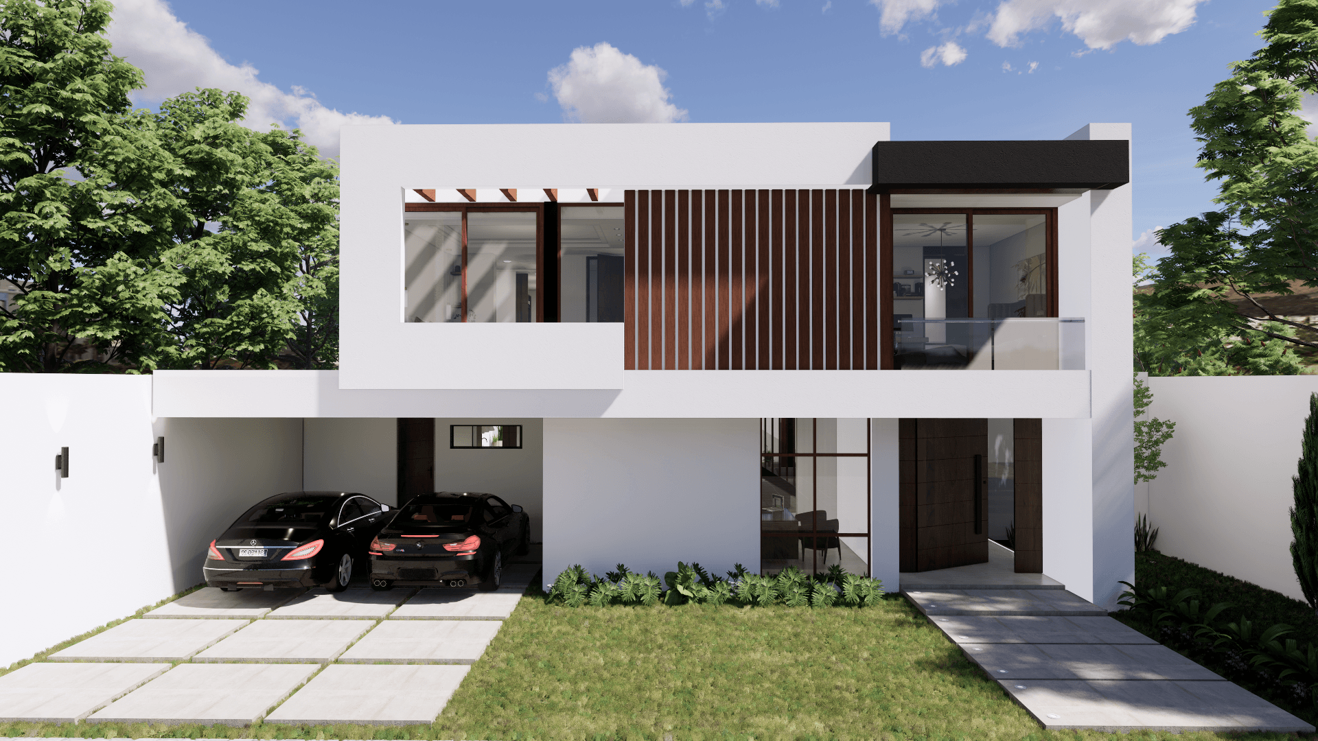 Fachada Frontal — Casa L