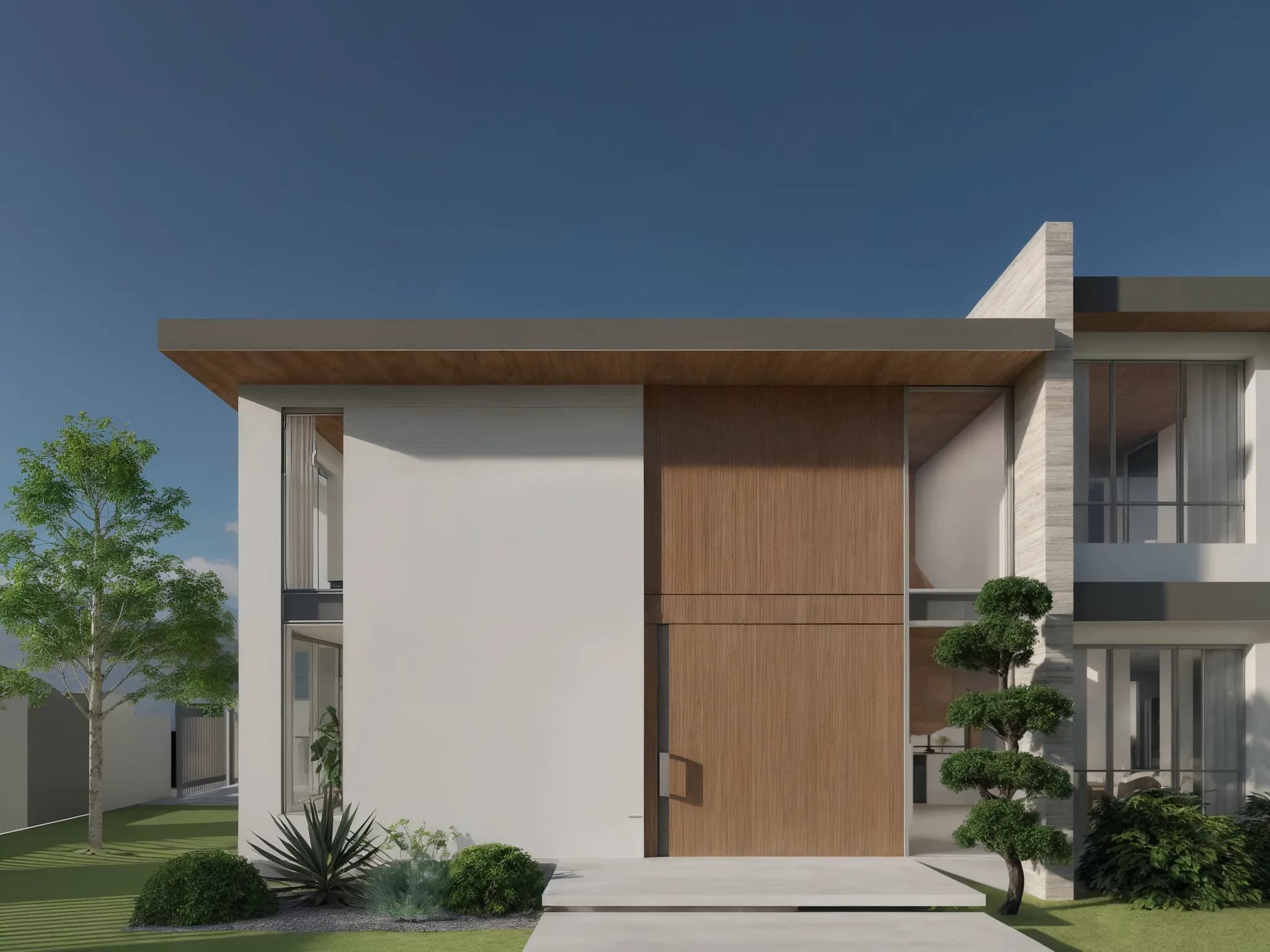 Fachada Frontal — Casa M